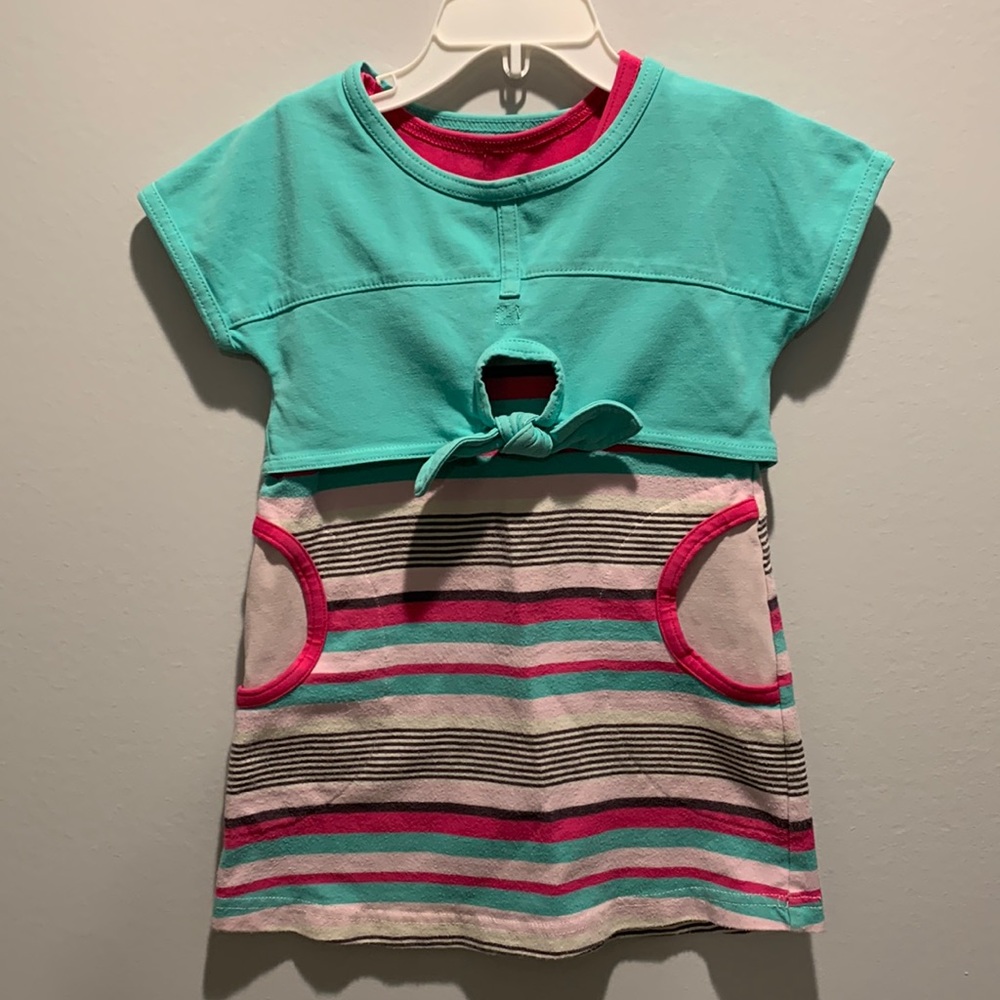 Peekaboo Beans 2 PC dress & crop top set, vintage. Size 2.